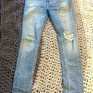 Hudson Axl distressed skinny jeans- Men’s size 31